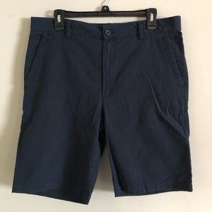 Five Four navy blue flat front shorts 34W classic